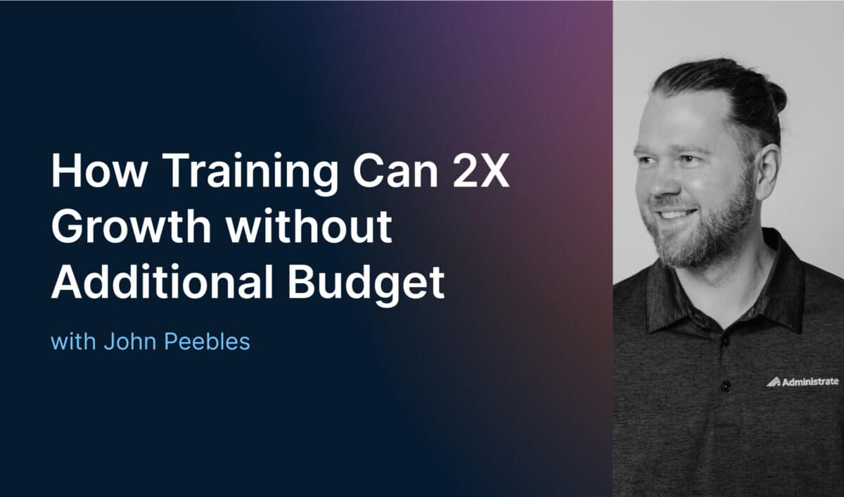 John in a graphic promoting the this Linkedin Live event