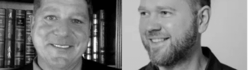 Headshots of John Leh and John Peebles side-by-side.